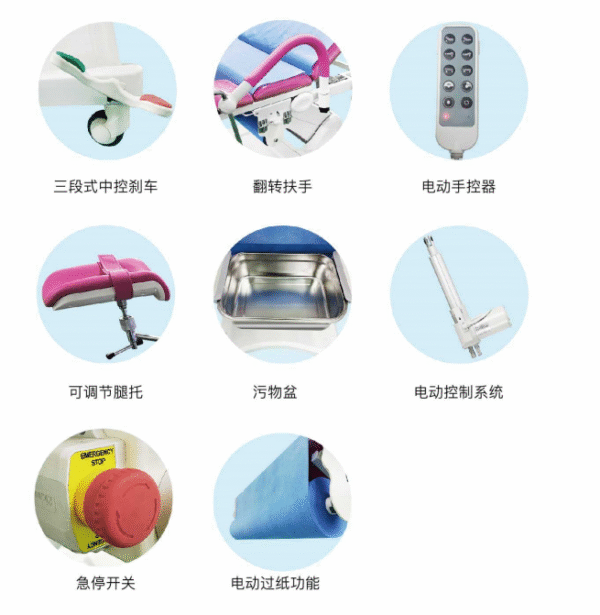 DST-5 (Type A) Electric gynecological operating table