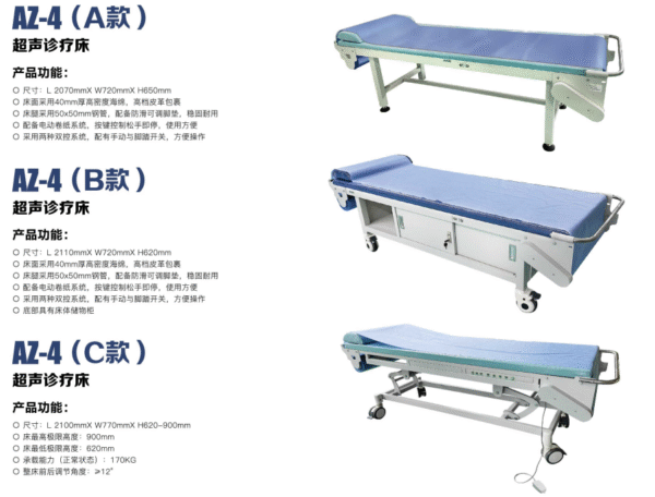 Ultrasound treatment bed