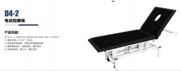 Electric massage bed