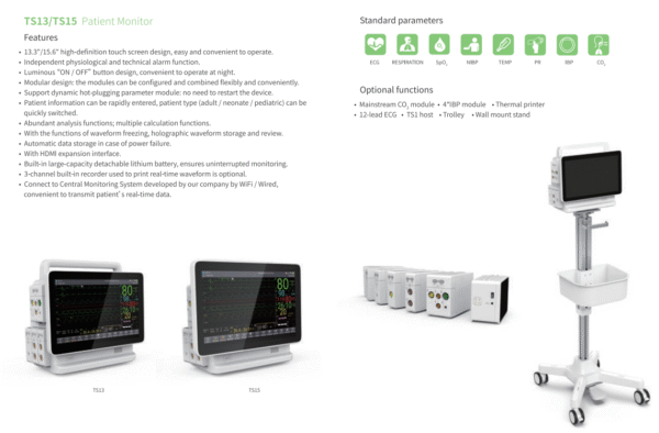 TS13/TS15 Patient Monitor