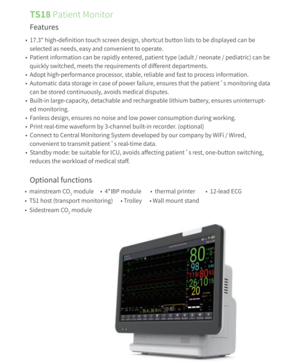 TS18 Patient Monitor