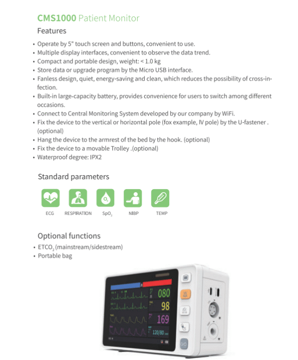 CMS1000 Patient Monitor