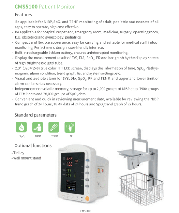 CMS5100 Patient Monitor