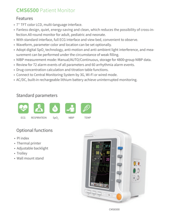 CMS6500 Patient Monitor