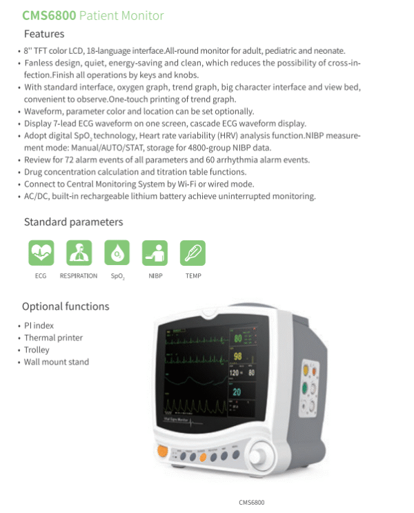 CMS6800 Patient Monitor