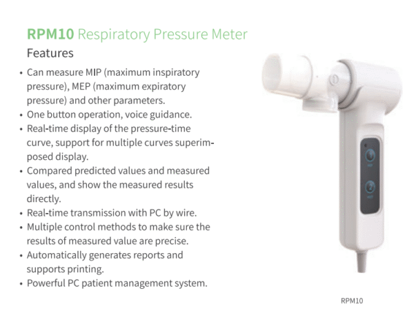 RPM10 Respiratory Pressure Meter