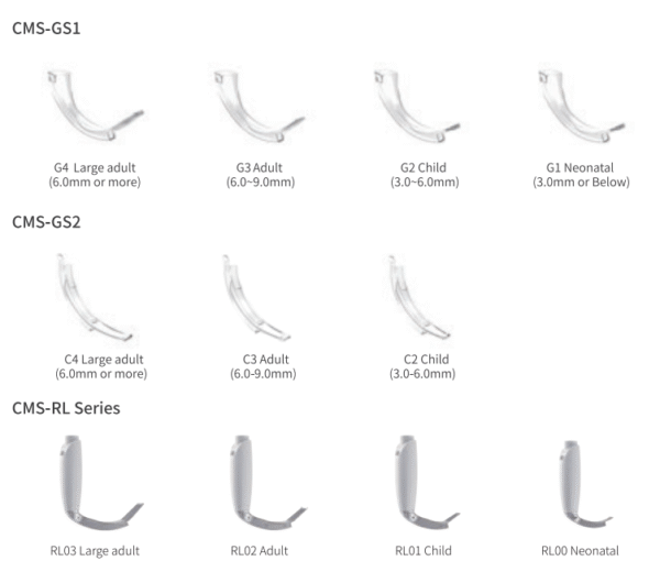 CMS-GS1/CMS-GS2/CMS-RL SERIES Video Laryngoscope