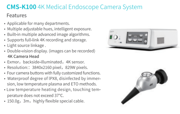 CMS-K100 4K Medical Endoscope Camera System